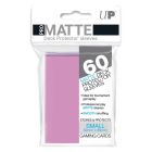 UP - Deck Protector Sleeves - PRO-Matte - Small Size (60) - Pink