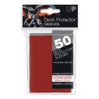 UP - Deck Protector Sleeves - PRO-Gloss - Standard Size (50) - Red