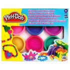 Play-Doh - 6 Pots de Couleurs Scintillantes