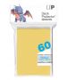 UP - Deck Protector Sleeves - Small Size (60) - Yellow