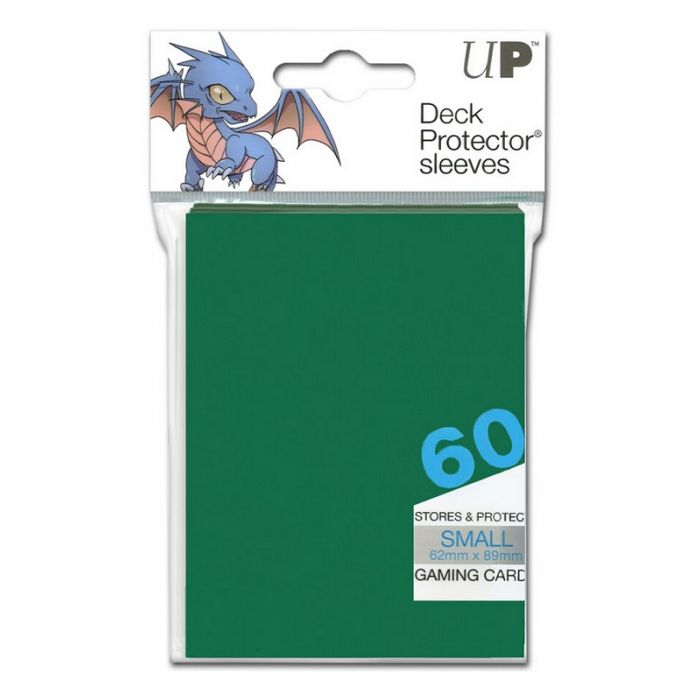 UP - Deck Protector Sleeves - Small Size (60) - Green