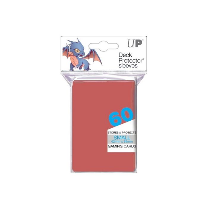 UP - Deck Protector Sleeves - Small Size (60) - Red