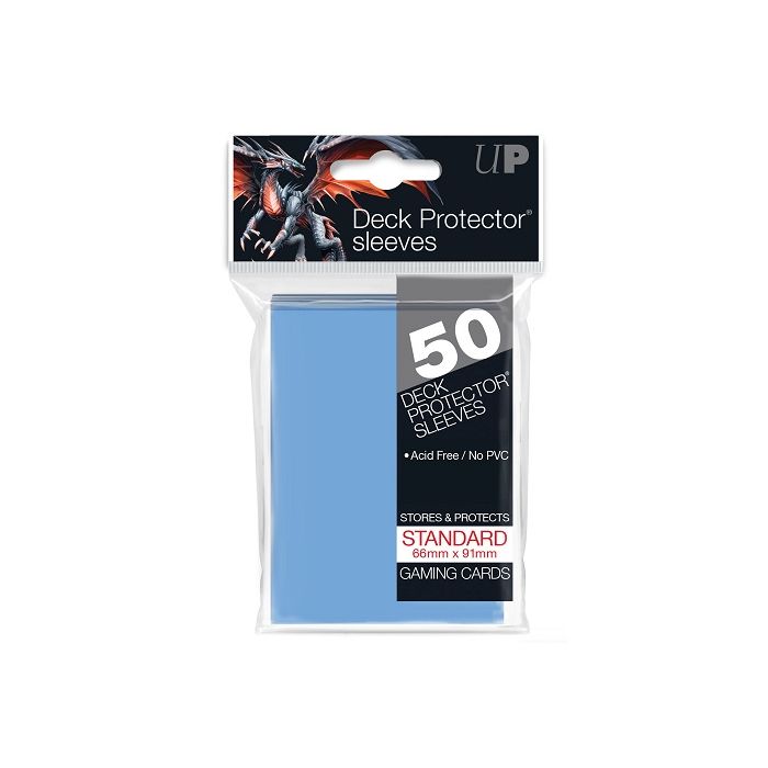 UP - Deck Protector Sleeves - PRO-Gloss - Standard Size (50) - Light Blue