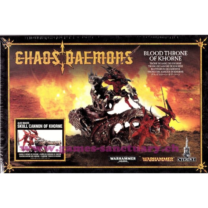 Warhammer et 40000 (JdB) - Démons du Chaos - Trône de Sang de Khorne