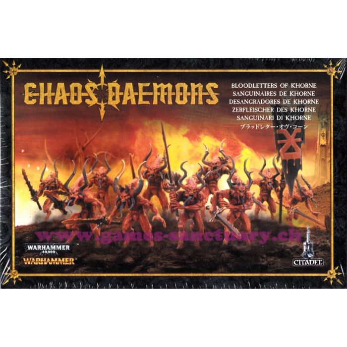 Warhammer et 40000 (JdB) - Démons du Chaos - Sanguinaires de Khorne