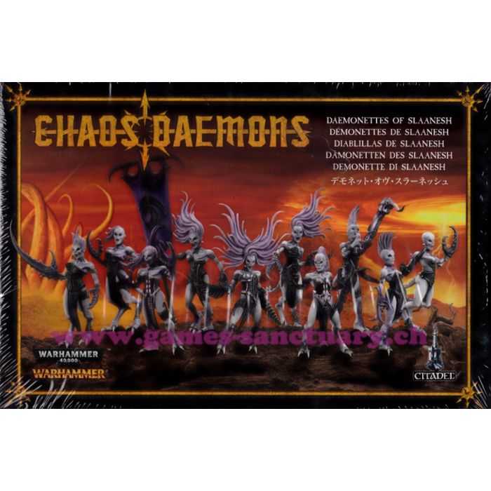 Warhammer et 40000 (JdB) - Démons du Chaos - Démonettes de Slaanesh