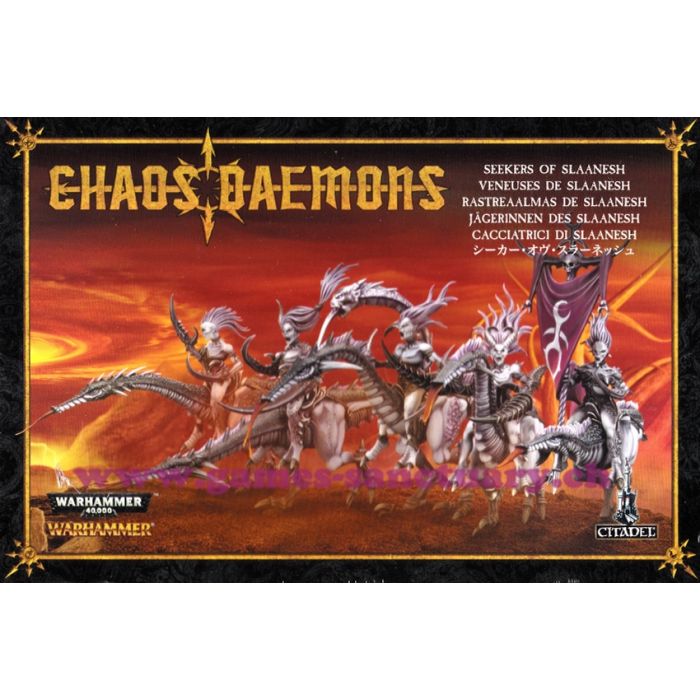 Warhammer et 40000 (JdB) - Démons du Chaos - Veneuses de Slaanesh