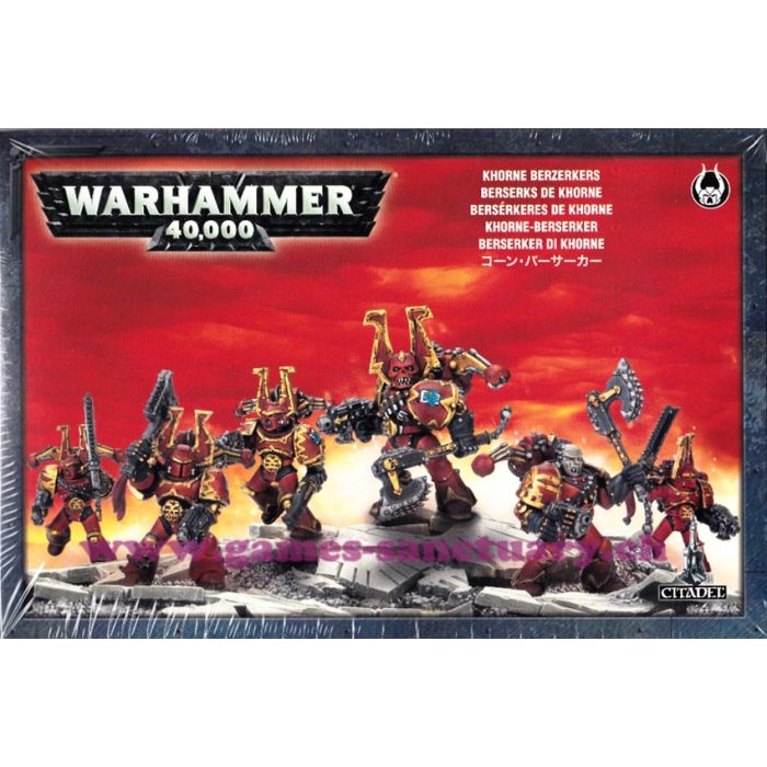 Warhammer 40000 (JdF) - Space Marines du Chaos - Berzerkers de Khorne