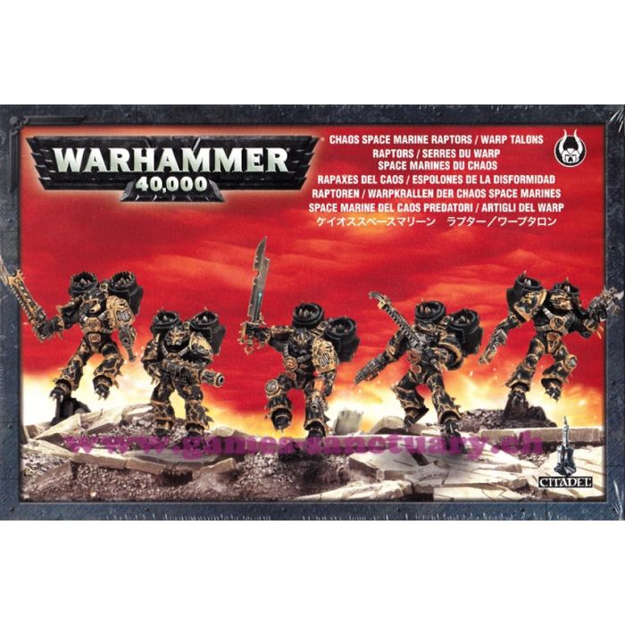 Warhammer 40000 (JdF) - Space Marines du Chaos - Raptors ou Serres du Warp