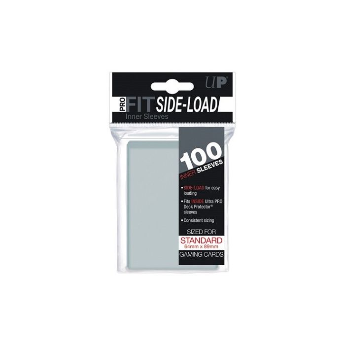 UP - Inner Sleeves - PRO-Fit Side Load - Standard Size (100) - Clear