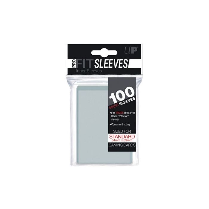 UP - Inner Sleeves - PRO-Fit Sleeves - Standard Size (100) - Clear