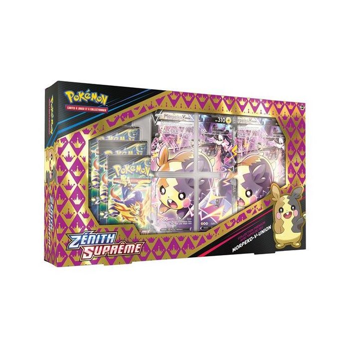 Pokémon - Zénith Suprême - Morpeko V Union Box inclus Playmat