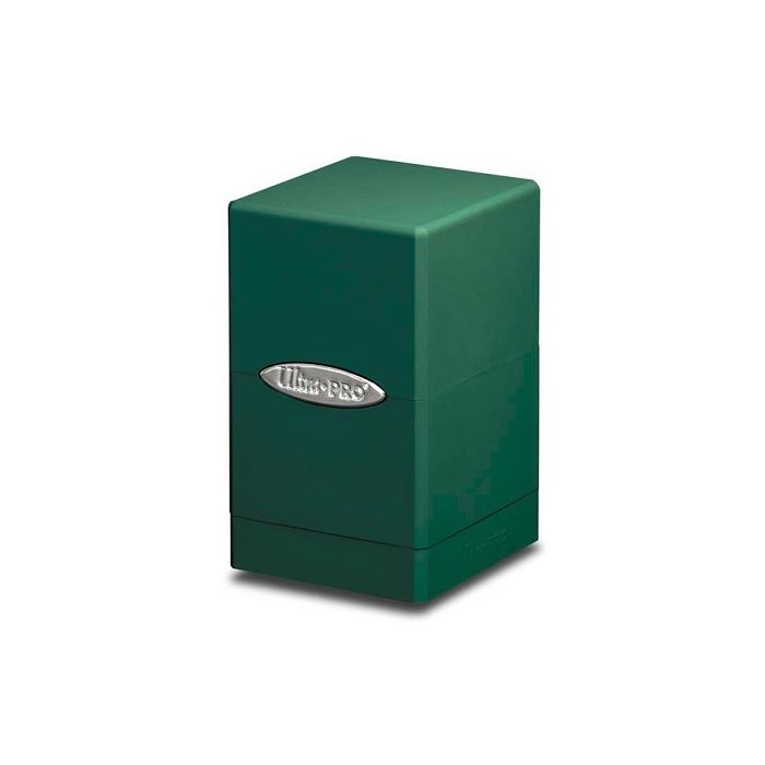 Satin Tower - Deck Box - Green
