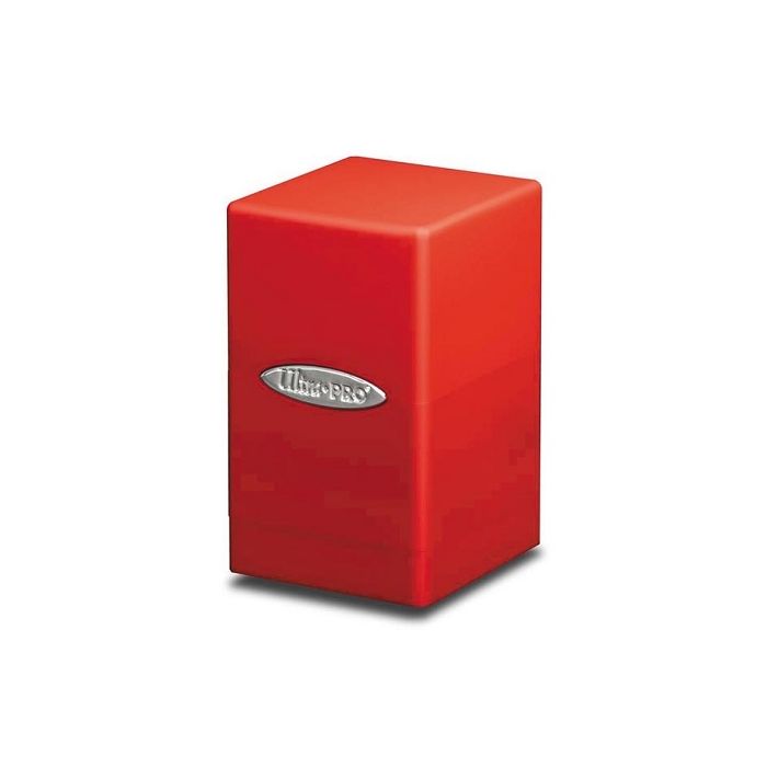 Satin Tower - Deck Box - Red