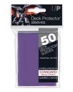 UP - Deck Protector Sleeves - PRO-Gloss - Standard Size (50) - Purple