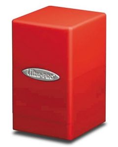 Satin Tower - Deck Box - Red