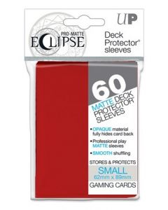 UP - Deck Protector Sleeves - Eclipse PRO-Matte - Small (60) - Red