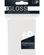 UP - Deck Protector Sleeves - PRO-Gloss - Standard Size (50) - Clear