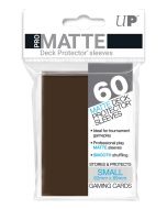 UP - Deck Protector Sleeves - PRO-Matte - Small Size (60) - Brown