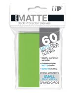 UP - Deck Protector Sleeves - PRO-Matte - Small Size (60) - Lime Green