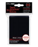 UP - Deck Protector Sleeves - PRO-Gloss - Standard Size (50) - Black