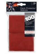UP - Deck Protector Sleeves - PRO-Gloss - Standard Size (100) - Red